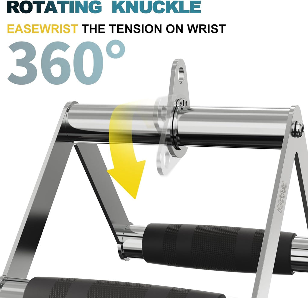 Triceps Pull down Attachment, Cable Machine Accessories for Home Gym, LAT Pull down Attachment Weight Fitness